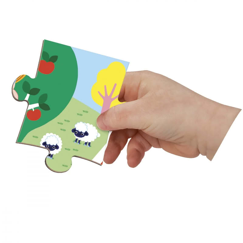 Puzzle magnetico per bambini a tema fattoria con 24 magneti, adatto dai 3 anni in su